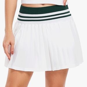 NWT❗️IBL LiveShine Golf Skorts for Women, Pleated Inner shorts with pocket Sz L